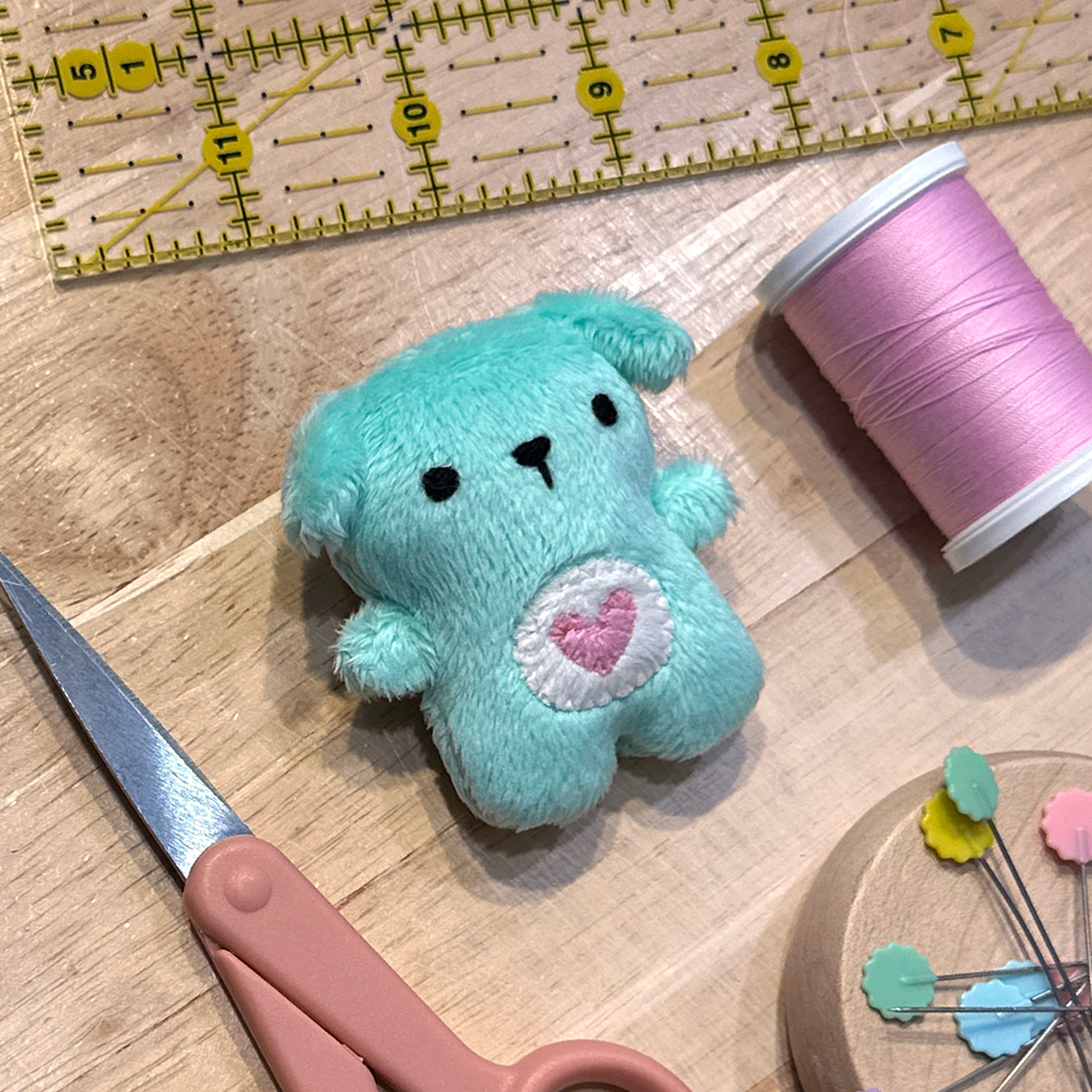 Holiday Mini Heart Puppy