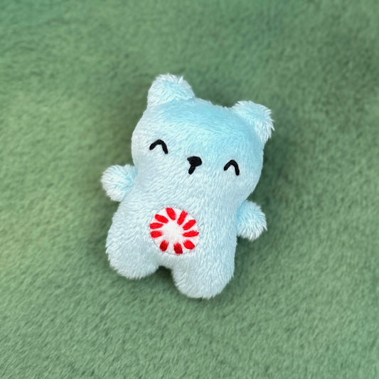 Holiday Mini Peppermint Candy Bearlet